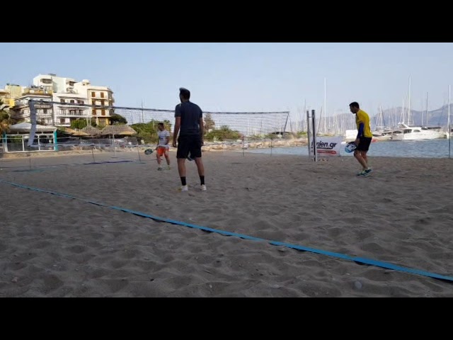 29 4 18 1ο Skipper Beach Tennis final