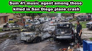 Sum 41 music agent among those killed in San Diego plane crash #usa