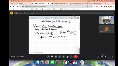NPTEL PMRF Session "Real Time Digital Signal Processing" Week-8 (Autumn 2023)