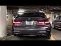 2020 bmw m340i bm3 burble tune pops and bangs with high flow catted downpipe