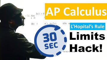 SOLVE ALL LIMITS UNDER 30secs | AP Calculus | SATMAN
