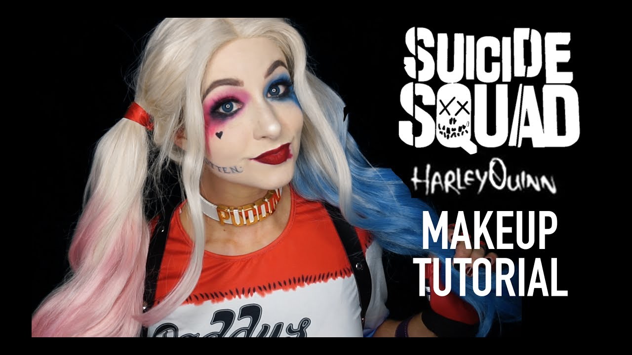 Suicide Squad Harley Quinn Makeup Tutorial YouTube