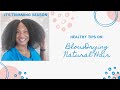 BLOWING OUT MY NATURAL HAIR  // HEALTHY TIPS TO CONSIDER