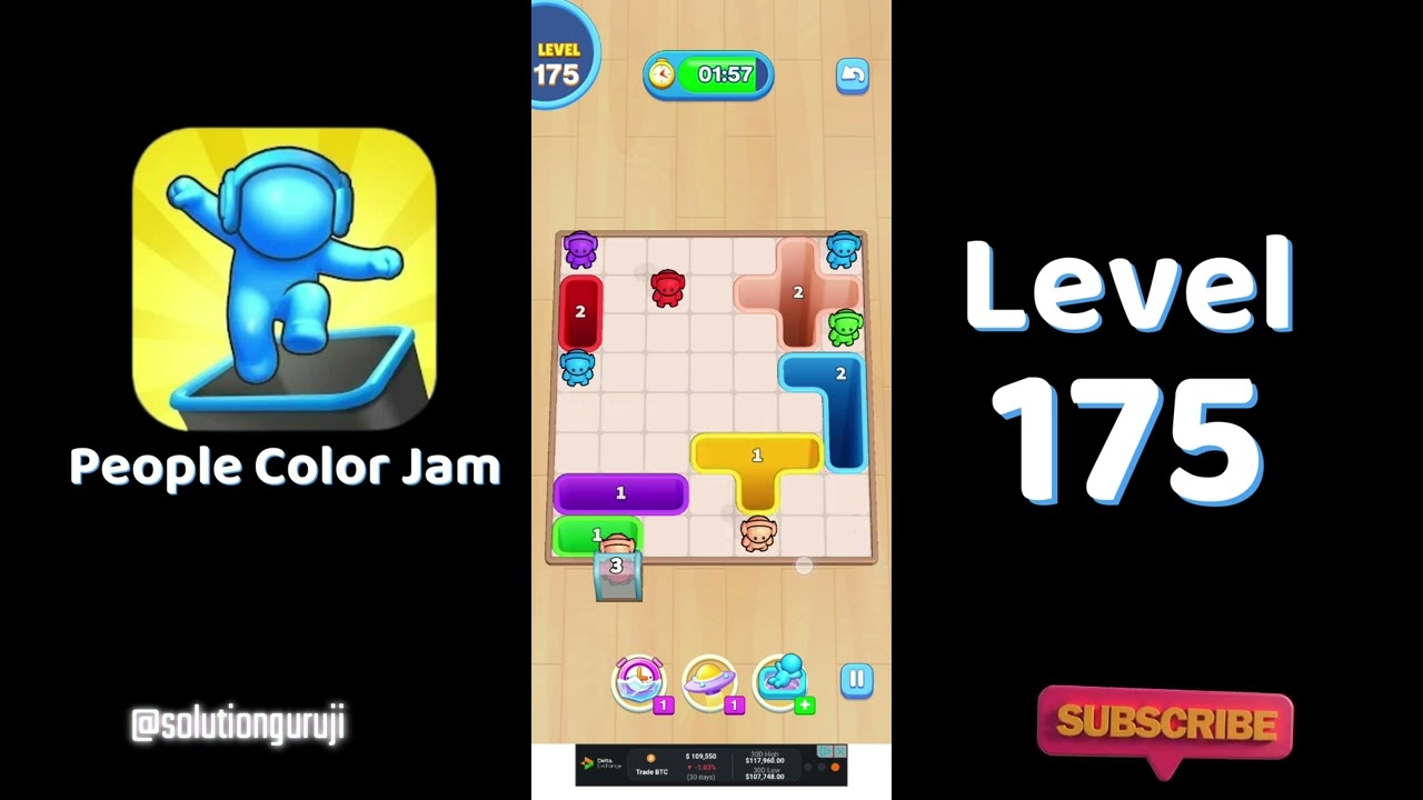 🎨 People Color Jam Level 175 Walkthrough 🌈 | Solutionguruji