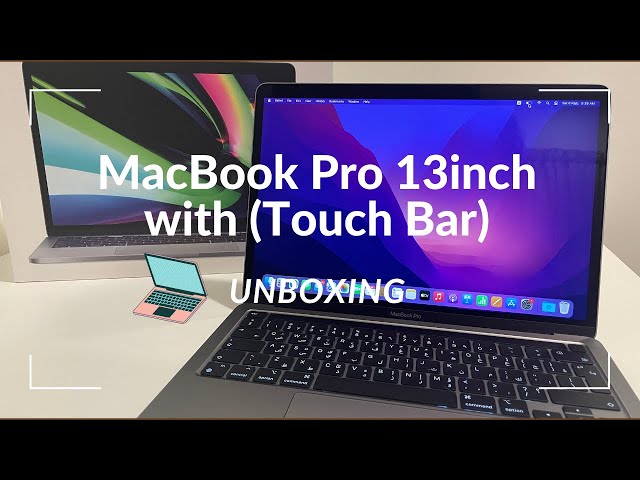 M2 MacBook Pro 13inch touch bar (Space Gray) Unboxing | Sound Check