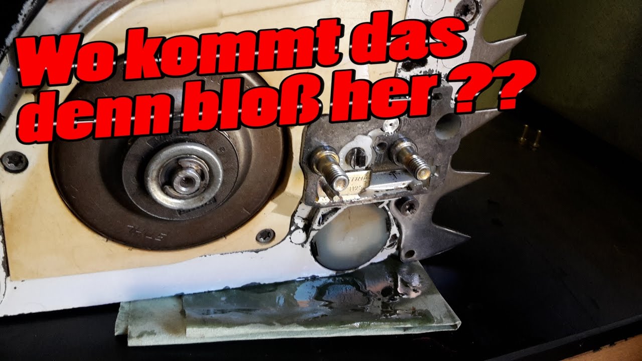 Stihl Motorsagen Und Die Leckageortung Beim Kettenol Youtube