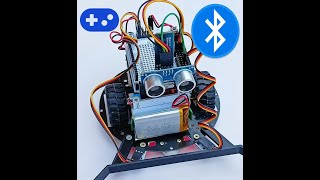 FLProg. Стартовая прошивка для управления роботом по Bluetooth