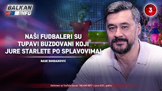 INTERVJU: Rade Bogdanović - Fudbaleri su tupavi buzdovani, jure starlete po splavovima! (14.6.2021)