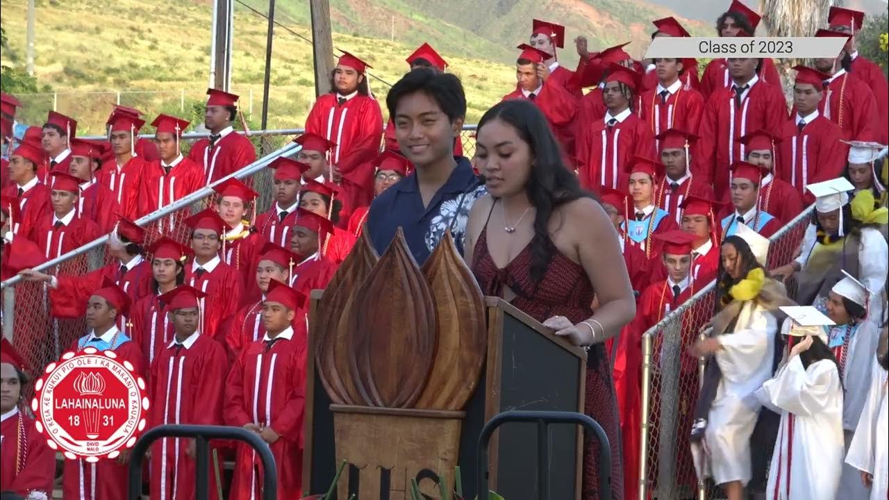 Lahainaluna High School Class of 2023 Graduation YouTube