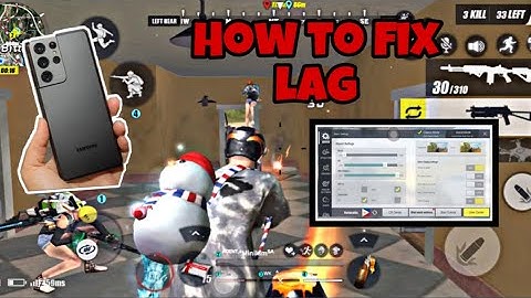 How to fix lag (Ros Mobile)/Rules Of Survival/Reduce lag in Ros