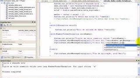 Aula 1443 java - printStackTrace getMessage