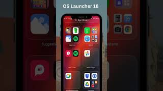 OS Launcher 18 | #youtubeshorts #samsung #shorts #ios17 #ios18 #ios26 #launcheros