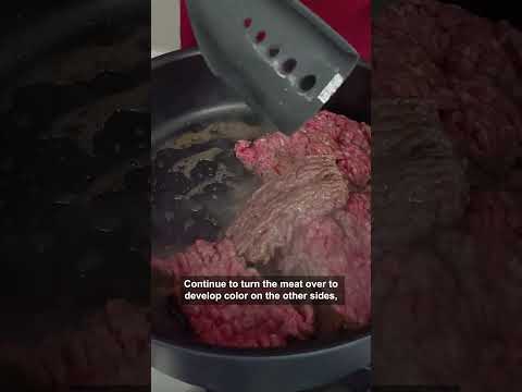 Beginner Cooks: How to brown meat - YouTube