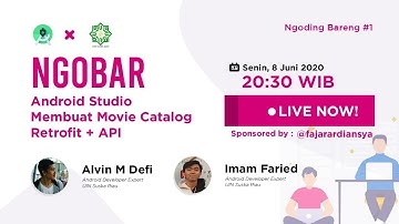 NGODING BARENG - ANDROID STUDIO MEMBUAT MOVIE CATALOG dengan Retrofit + API