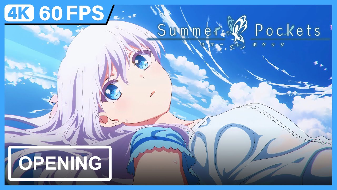 Summer Pockets Opening | Creditless | CC | 4K 60FPS | - YouTube