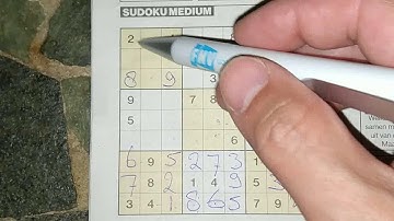 Make my day with this Medium Sudoku puzzle (with a PDF file) 04-27-2019