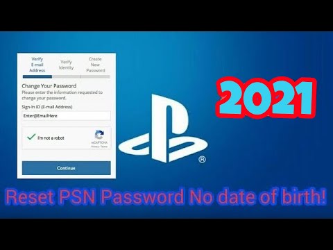 HOW TO RESET PSN PASSWORD WITHOUT DOB!!! NEW 2021!!!!