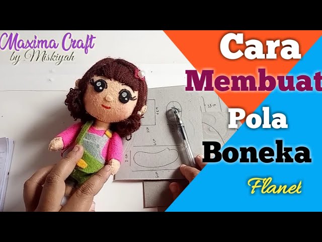 Cara Membuat Pola Boneka Orang Dari Kain Flanel Youtube