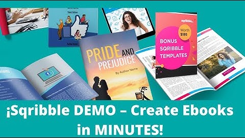 ¡Sqribble DEMO – Create Ebooks in MINUTES!
