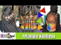 Triangle Knotless Braids from Start to Finish | Braid School Ep. 53