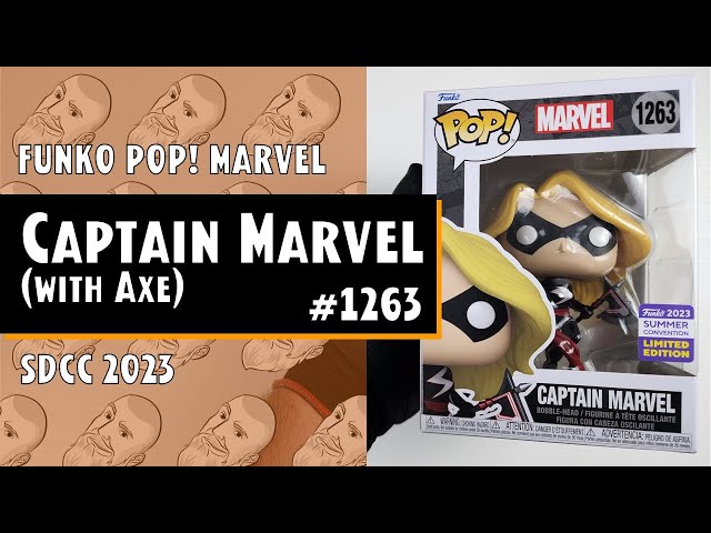 Figurine Funko Pop! Marvel : Captain Marvel - Captain Marvel w