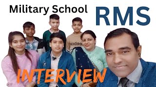 RMS Interview live | Military School Interview | PD Classes