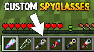 Minecraft but There are CUSTOM SPYGLASSES...