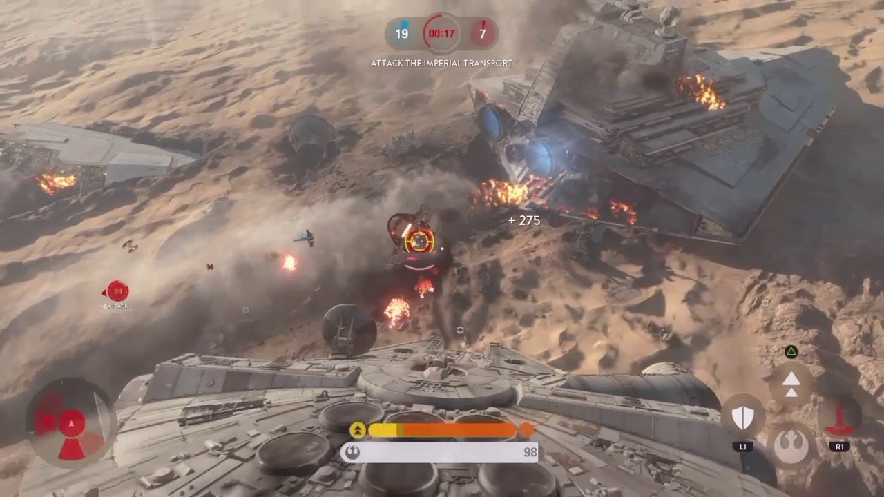STAR WARS BATTLEFRONT: Fighter Squadron Gameplay - YouTube KingJeremy77