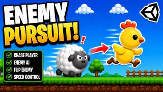 Unity 2D Platformer | Enemy Pursuit AI & Chasing The Player