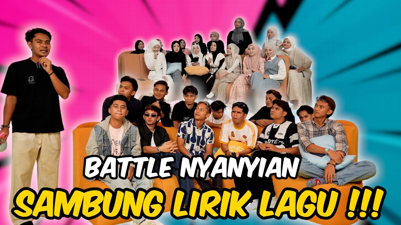 AI TEAM BATTLE NYANYIAN SAMBUNG LIRIK LAGU !!!