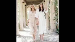 New Bridesmaid Robes and Bridesmaid Dresses