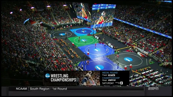 2018 NCAA Wrestling Championship Semifinals (197 l...