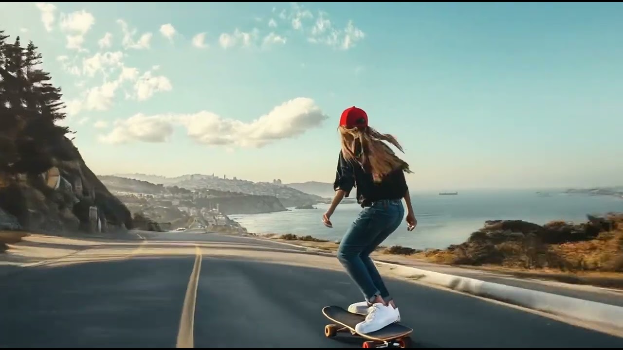 @Skiing and seeing the scenery