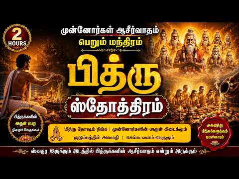 முன்னோர்கள் ஆசீர்வாதம் பெறும் மந்திரம் | Pitru Stotra |1000 யாகம் செய்த பலனை தரும் | அமாவாசை சிறப்பு