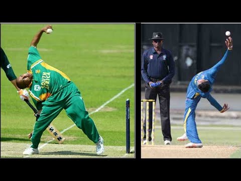 MOST TOP 5 WEIRDEST BOWLING ACTION IN CRICKET HISTORY #cricket # ...