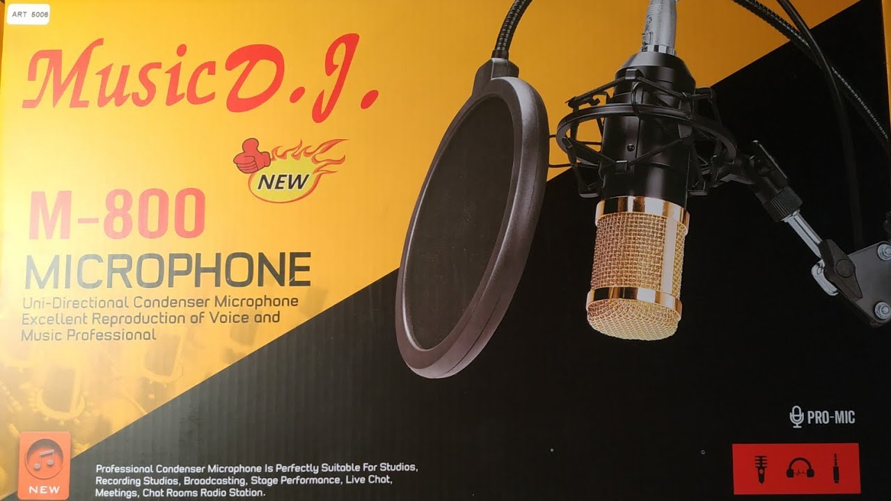 Обзор микрофона M - 800 Music D.J ( BM - 800 )