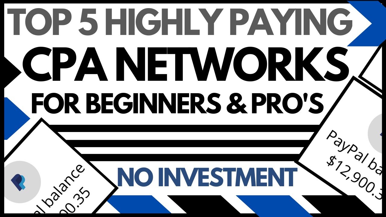 ⁣Top 5 Highly Paying CPA Networks For Beginners & Pros | Make Money Online Fast | Works Worldwide