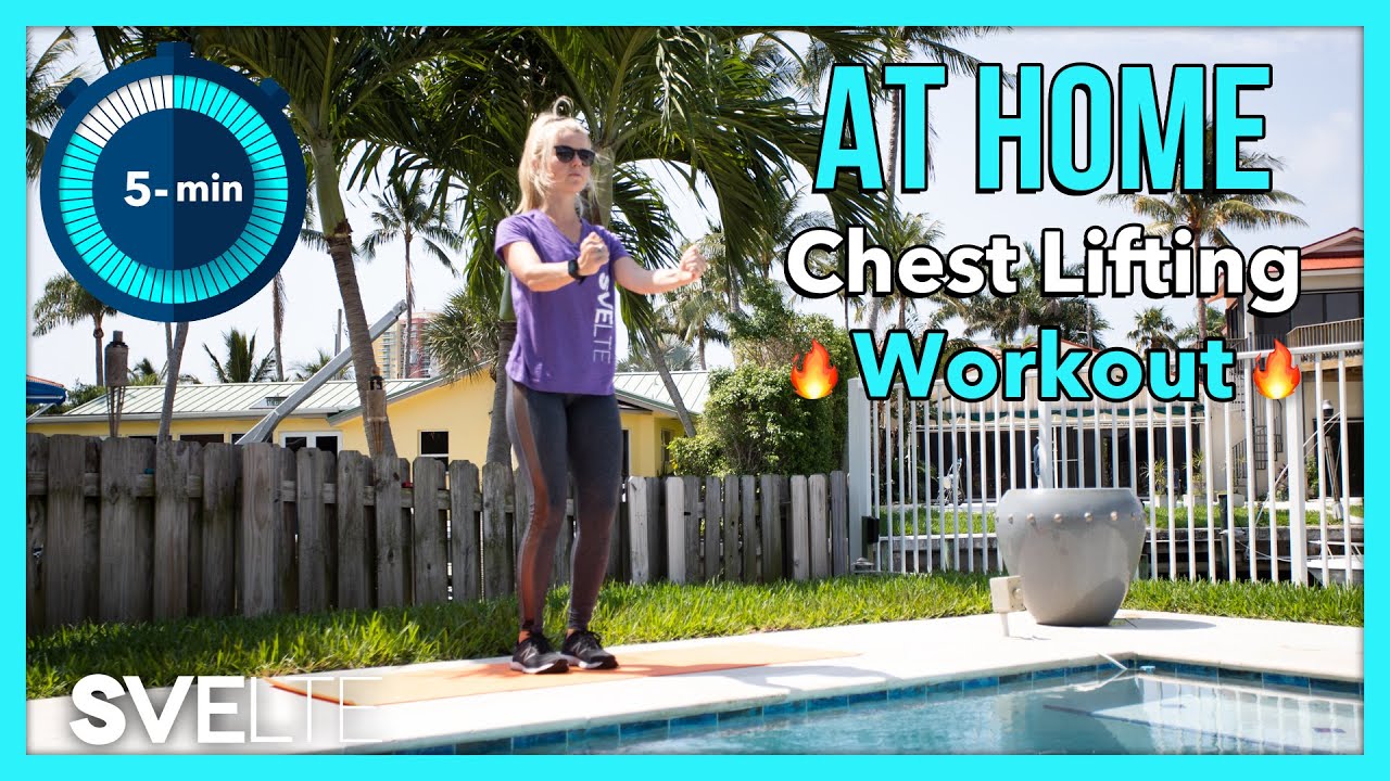 At Home Chest Lifting Workout (In 5 min) - YouTube