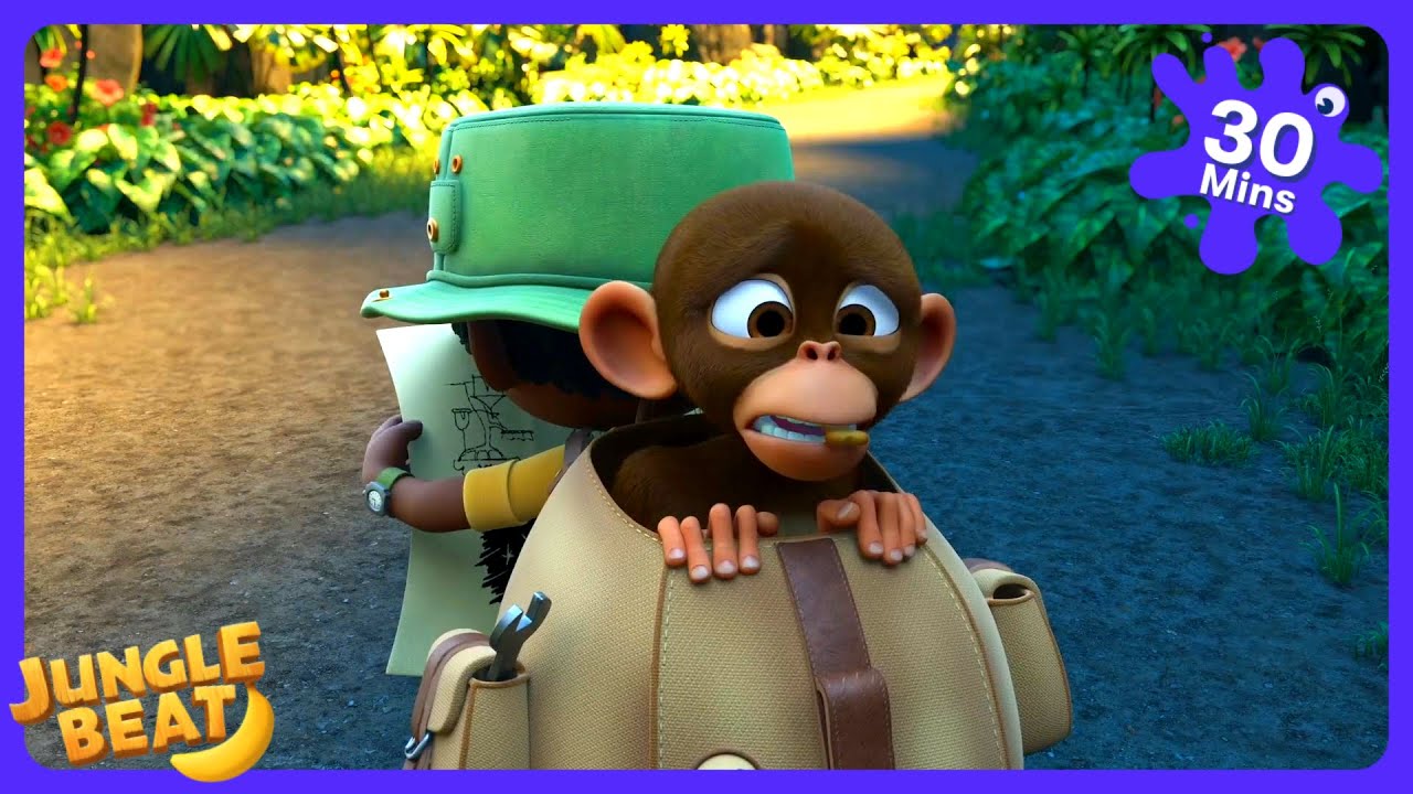 Jungle Beat - Singe dans le sac à dos | Dessins Animés | WildBrain Maison du Fun en Famille