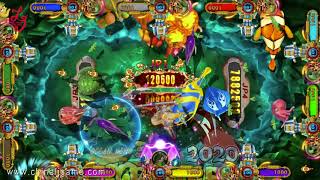 Ocean King 3 Plus Trump 2020 with 4 jackpot super win bonus fish hunter shooting game