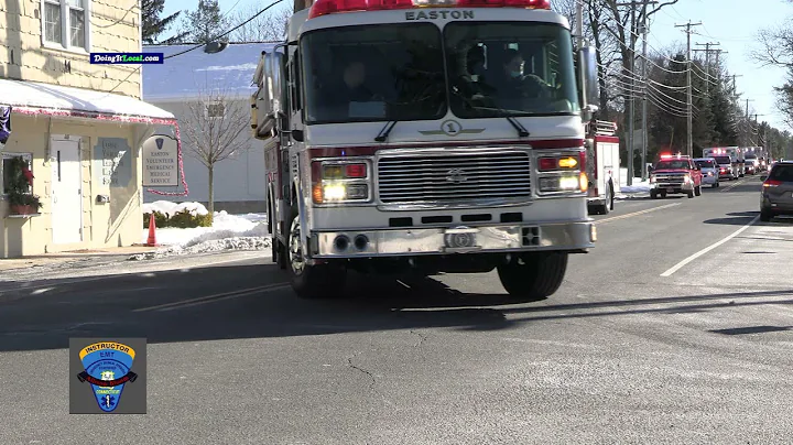 Easton Funeral Procession Easton EMS Allison Bloom