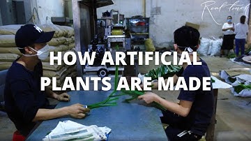 How artificial plants are made. Artificial plants factory in China