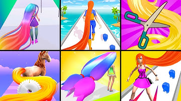 Games Similar to Hair Challenge 👩‍🦰✂🌈 MAX Level Games All Levels Gameplay Android,ios