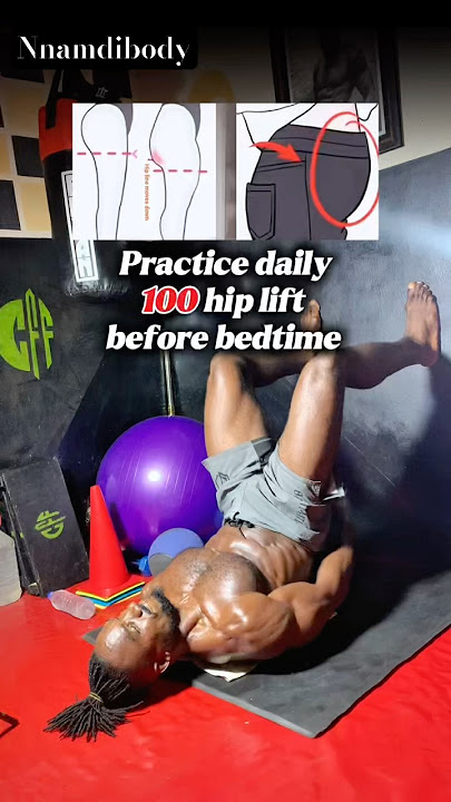100 hip lift before bedtime can transform your body in days #dailyworkout #bodytransformation