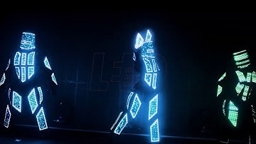 Programmable LED Pixel Dance costumes with Art-net live control
