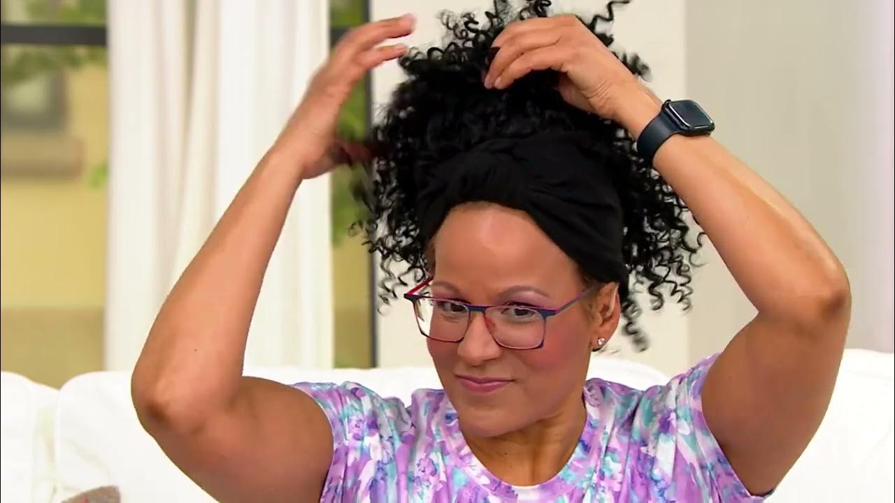 Latched & Hooked On the Go Pineapple Wig on QVC - YouTube