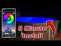 How To Install A Pool Light In An Above Ground Pool - LED Multicolor