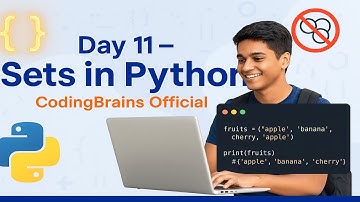👉 Day 11 – Sets in Python | Unique Elements, Add/Remove, Operations & Membership