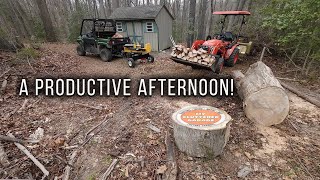 I finally got to work on this giant log! MCG video #200