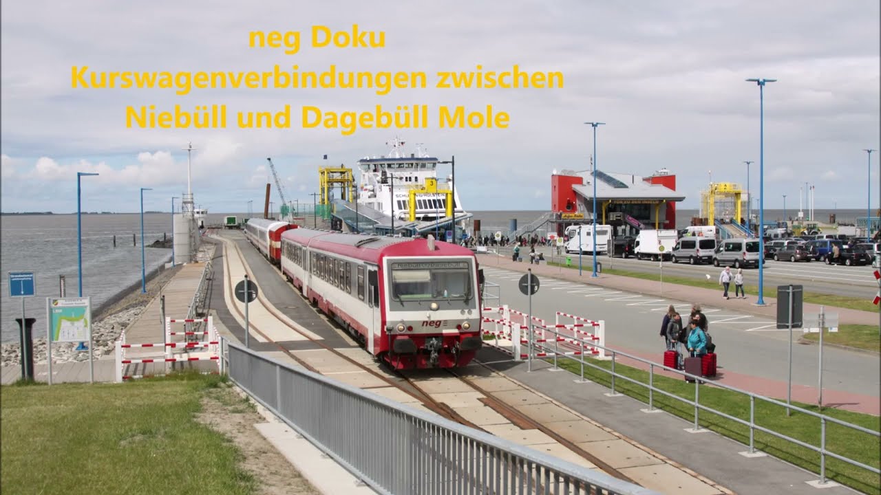 neg Doku Kurswagenverbindungen zwischen Niebüll und Dagebüll Mole